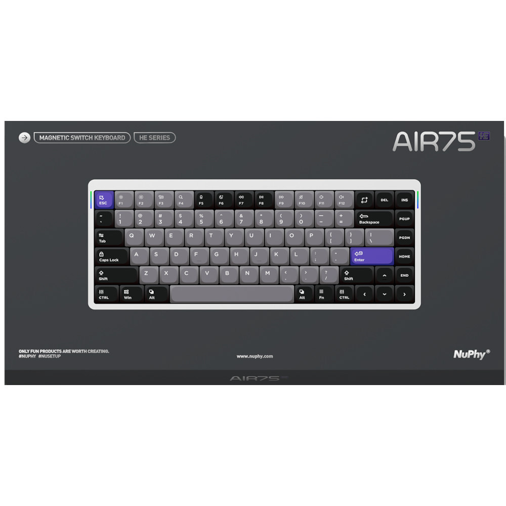 ゲーミングキーボード(ラピッドトリガー対応) Air75 HE(Magnetic Jade