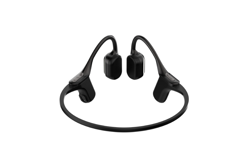 ブルートゥースイヤホン 骨伝導イヤホン metallic black WB-E1M-BK