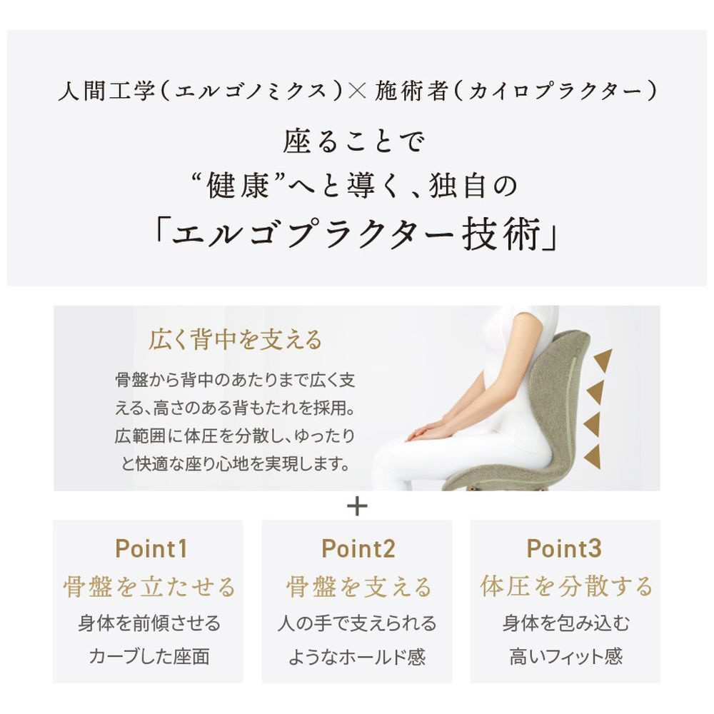 姿勢サポートシート Style Chair EL（スタイルチェア イーエル