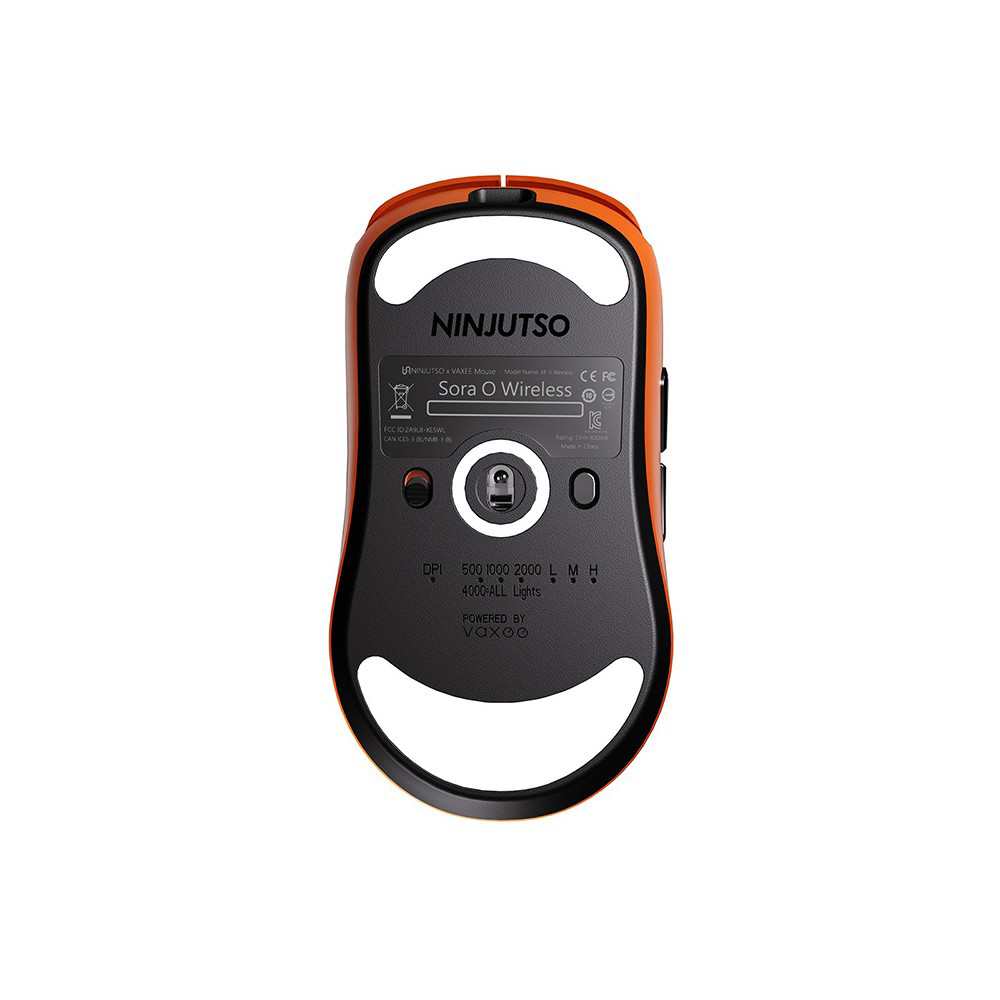 ゲーミングマウス Vaxee x Ninjutso Sora 4K Wireless オレンジ ［光学