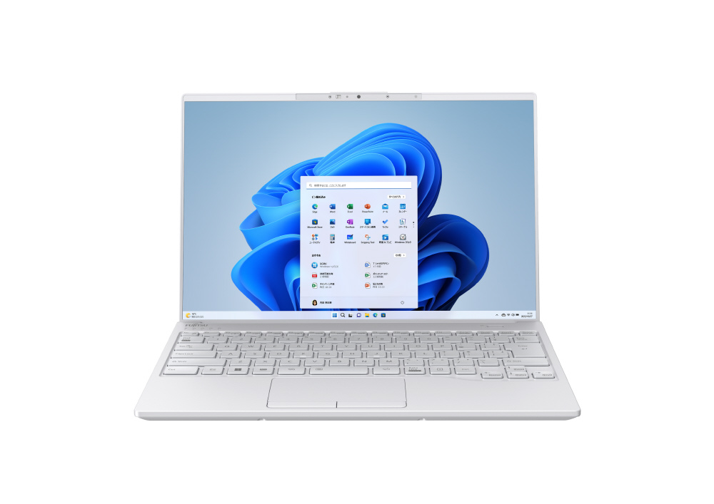 ノートパソコン FMV LIFEBOOK UH90/H1 シルバーホワイト FMVU90H1W