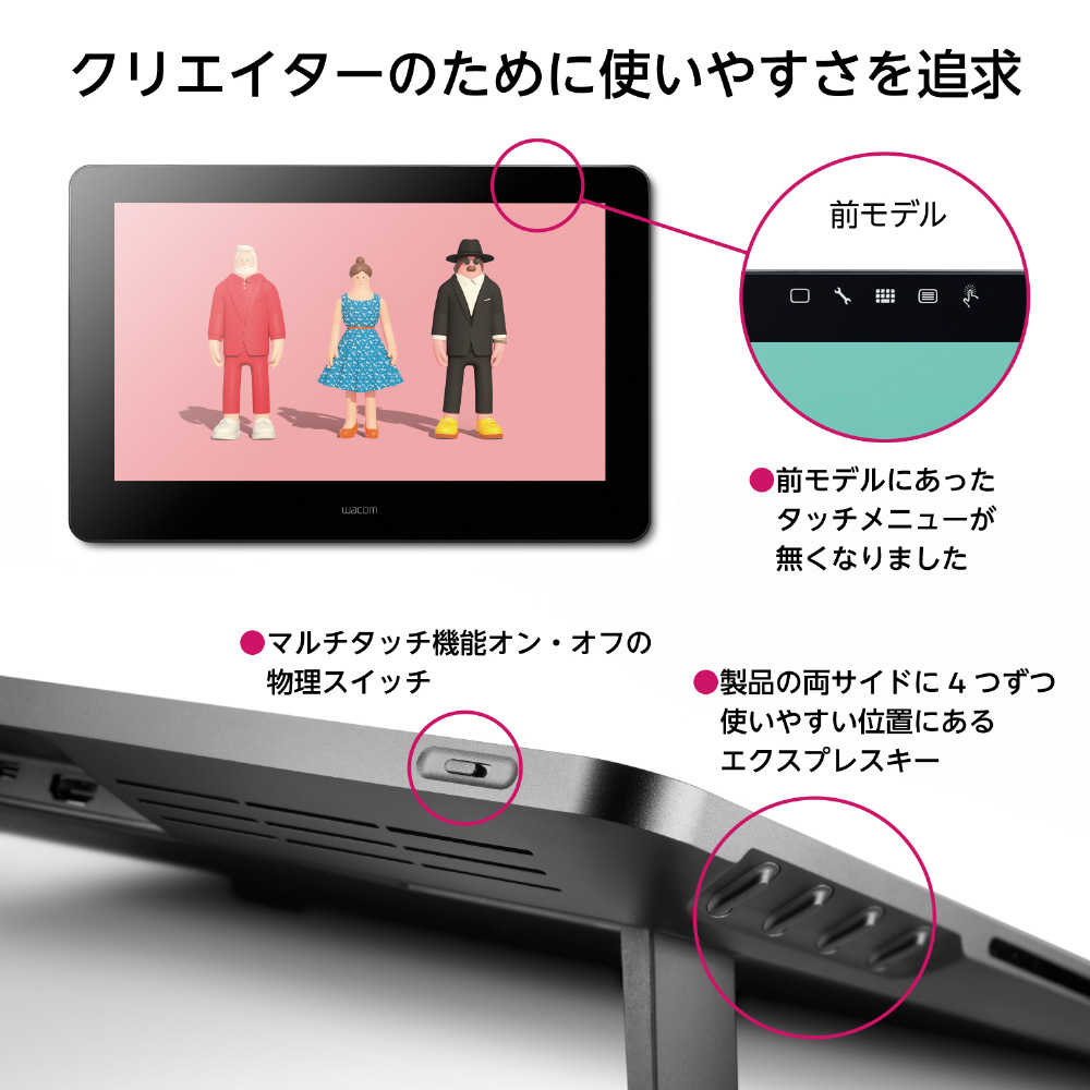 DTH167K0D 液晶ペンタブレット Cintiq Pro 16 (2021) ブラック ［15.6