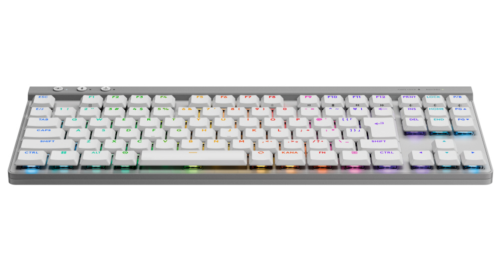 ゲーミングキーボード G515 LIGHTSPEED TKL(リニア) ホワイト G515-WL