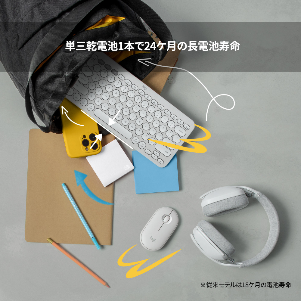 マウス PEBBLE MOUSE 2 M350S(Chrome/Android/iPadOS/iOS/Mac
