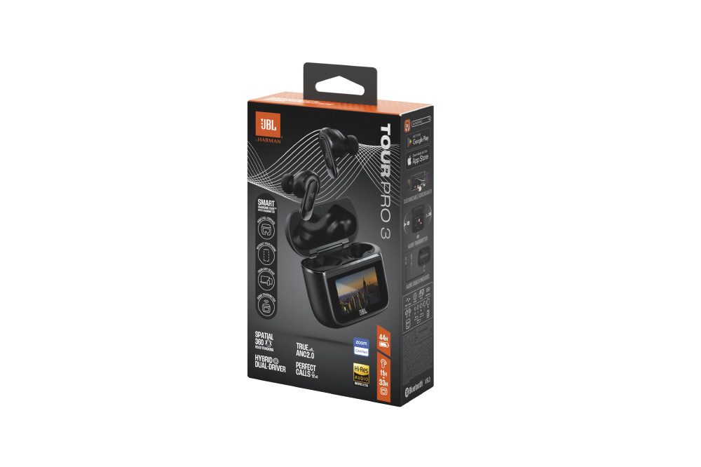 完全ワイヤレスイヤホン ブラック JBLTOURPRO3BLK ［ワイヤレス(左右