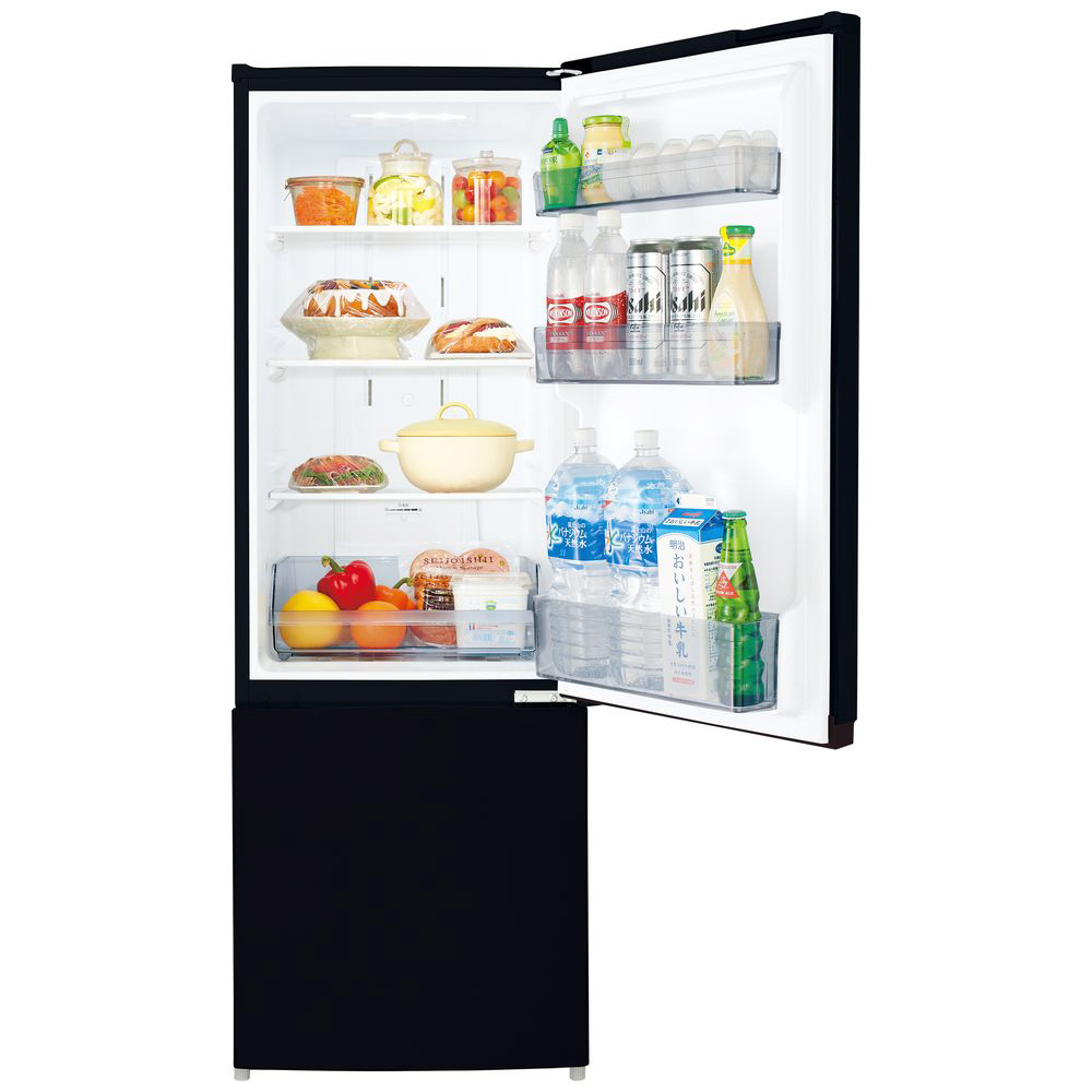 冷蔵庫 BSシリーズ セミマットブラック GR-T17BS-K ［2ドア /右開き