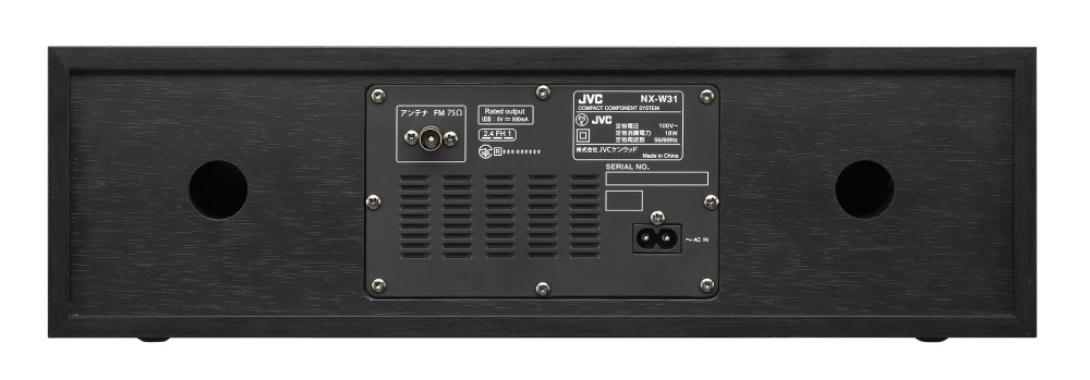 コンパクトコンポーネントシステム NX-W31 ブラック [ワイドFM対応