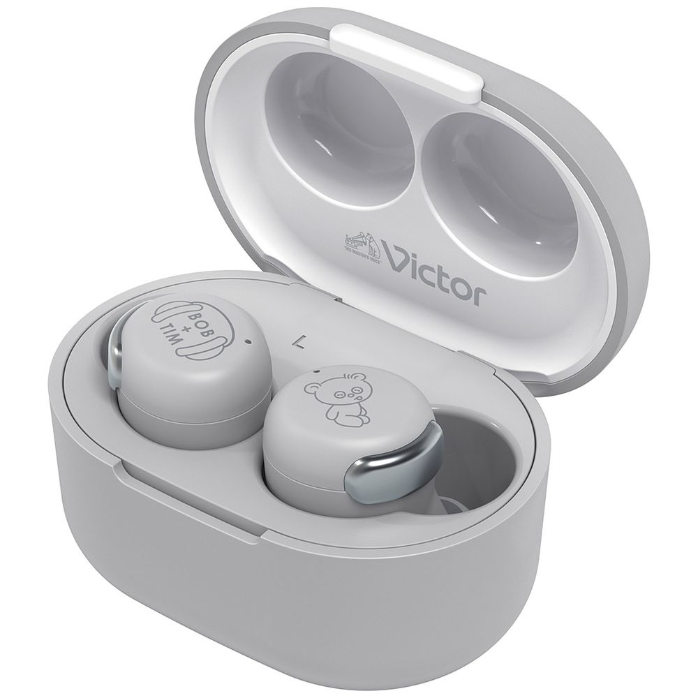 完全ワイヤレスイヤホン Victor グレー HA-A30T-EH ［ワイヤレス(左右