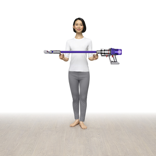 Dyson Digital Slim Fluffy PURPLE/IRON/PURPLE SV18FFH サイクロン式