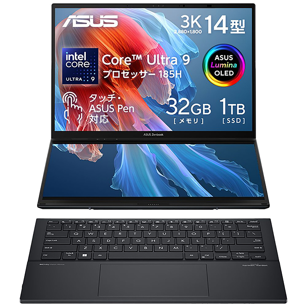ノートパソコン Zenbook DUO UX8406MA インクウェルグレー UX8406MA