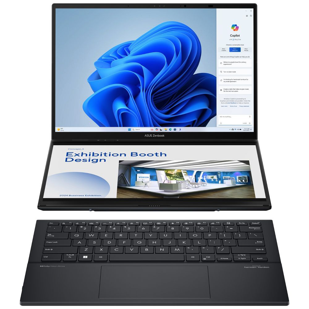 ノートパソコン Zenbook DUO UX8406MA インクウェルグレー UX8406MA