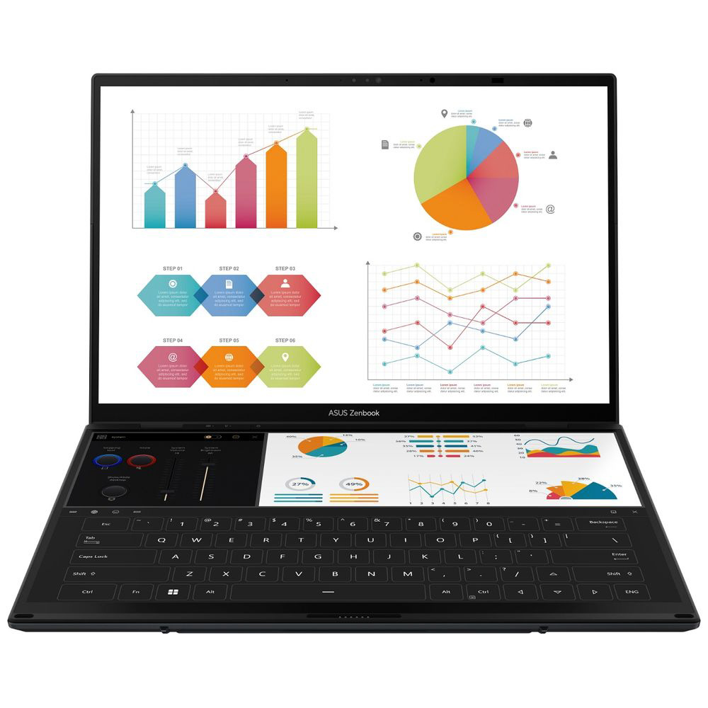 ノートパソコン Zenbook DUO UX8406MA インクウェルグレー UX8406MA