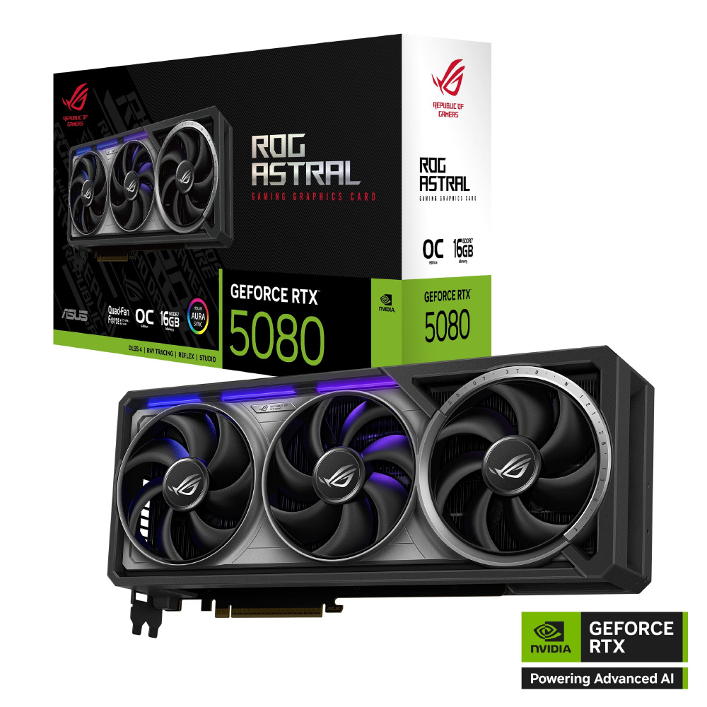 グラフィックボード ROG-ASTRAL-RTX5080-O16G-G ［GeForce RTXシリーズ