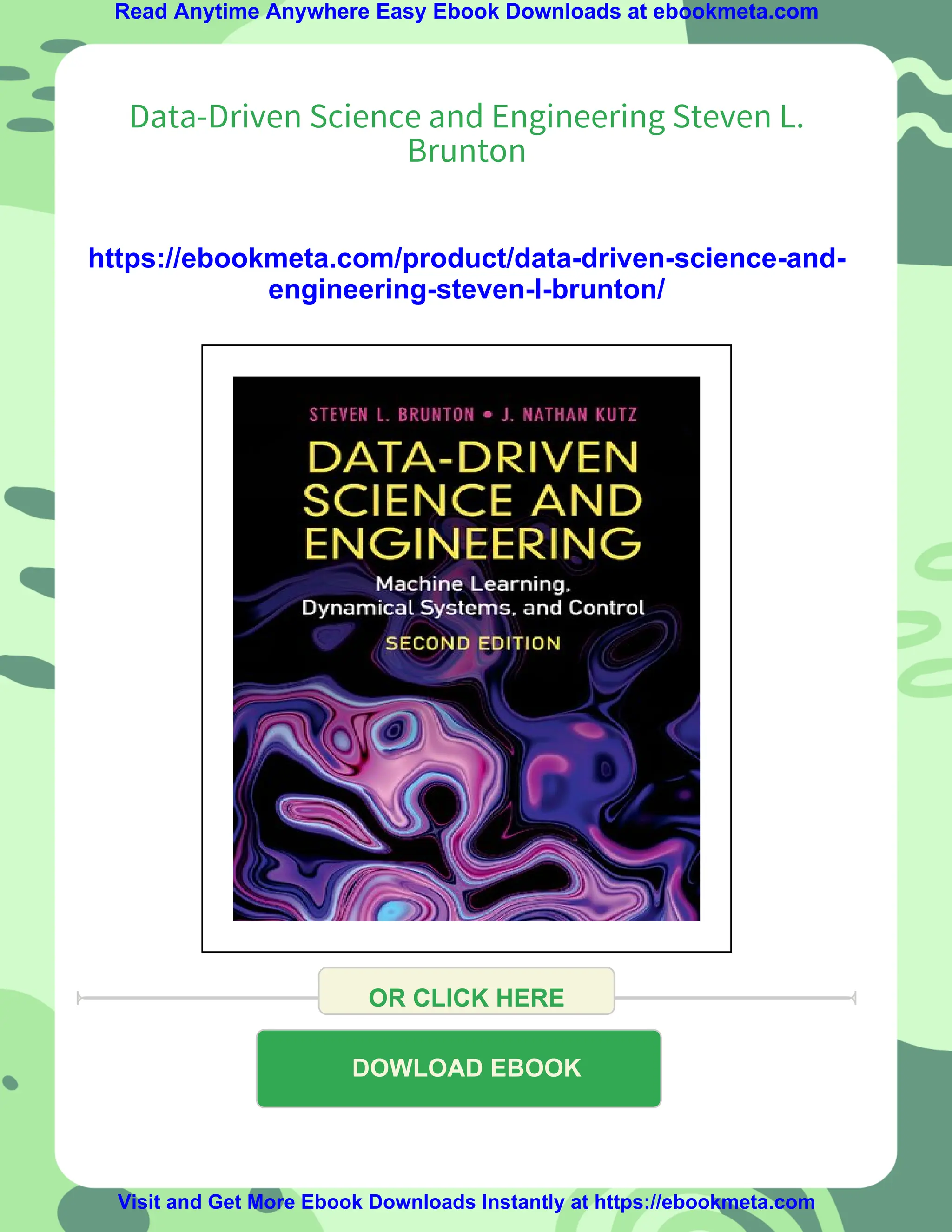 Data-Driven Science and Engineering Steven L. Brunton | PDF
