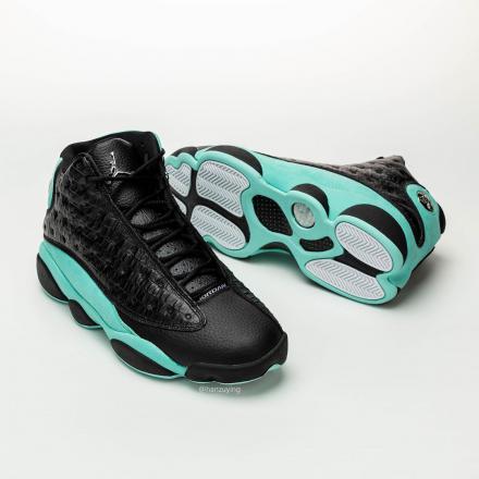 国内11月9日発売予定】ナイキ エアジョーダン13 ブラック/アイランド