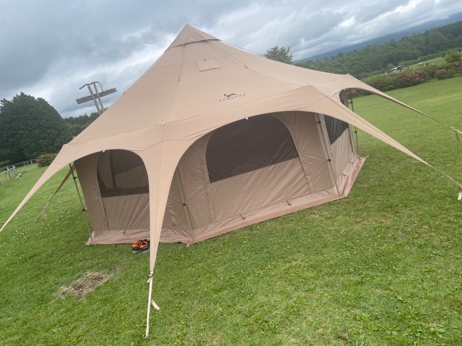 楽天市場】【TOMOUNT公式】 tomount テント ベルテント 5m ドーム型