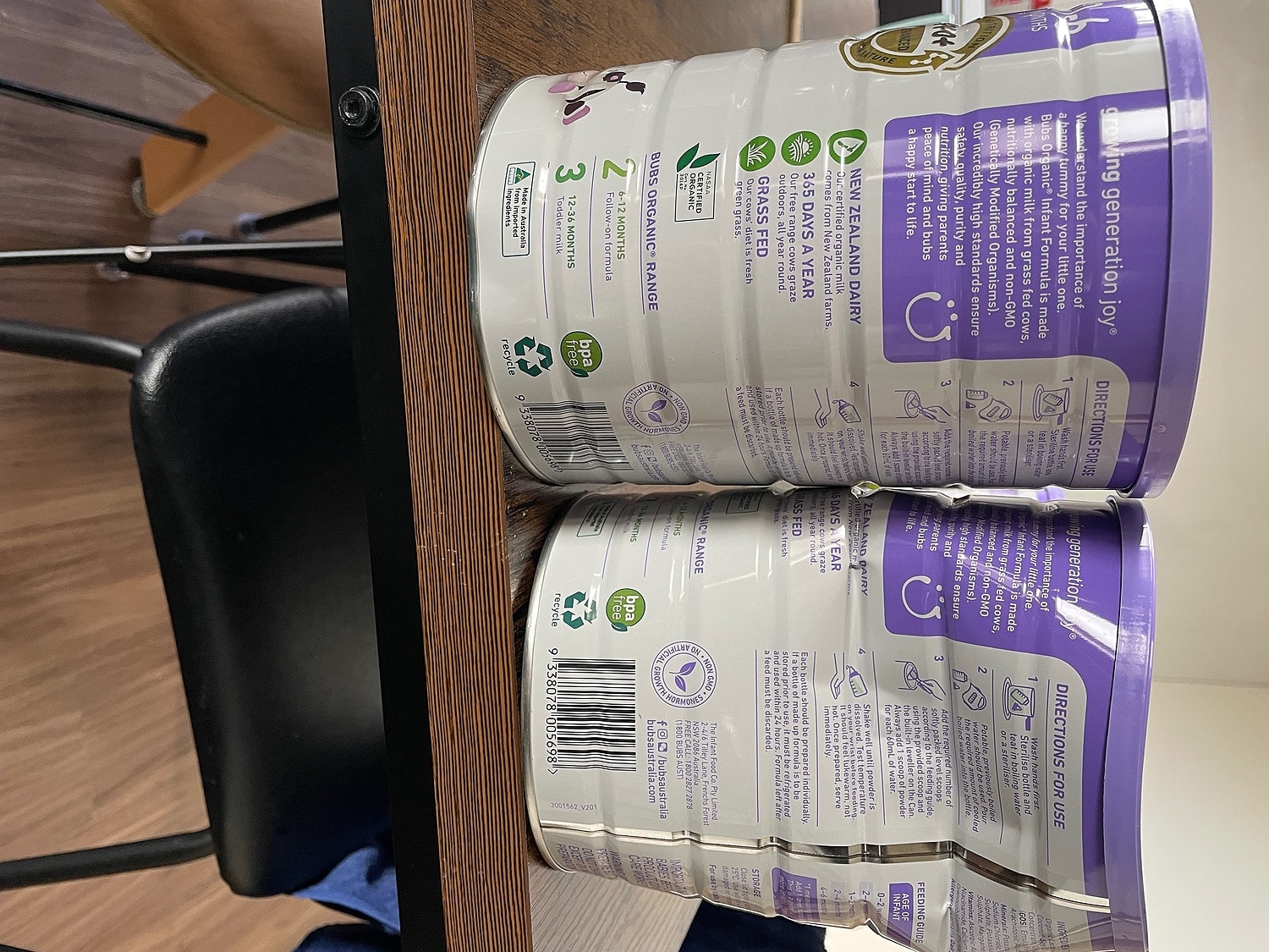 楽天市場】Bubs（バブズ）オーガニック Organic 粉ミルク ステップ1（0