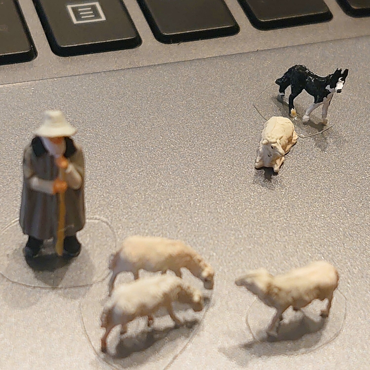 楽天市場】preiserプライザー14160 羊飼いとヒツジ【HO人形】【塗装