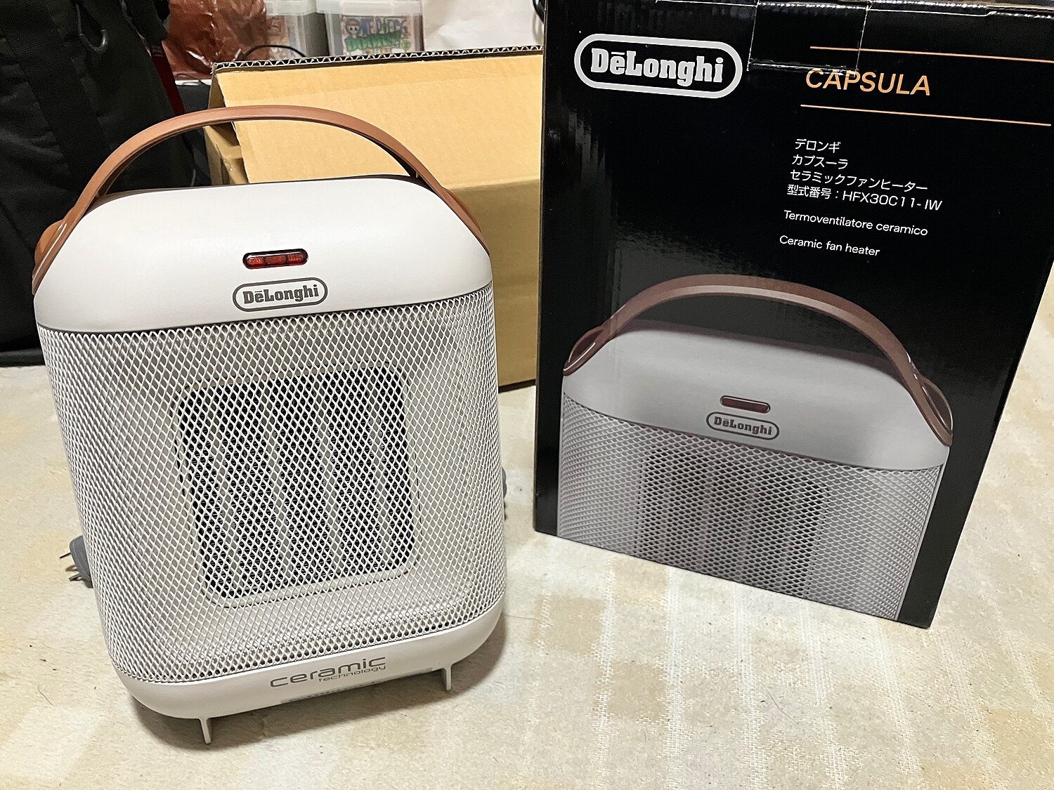 ♪DeLonghi⁄デロンギ CAPSULA HFX30C11 セラミックファンヒーター