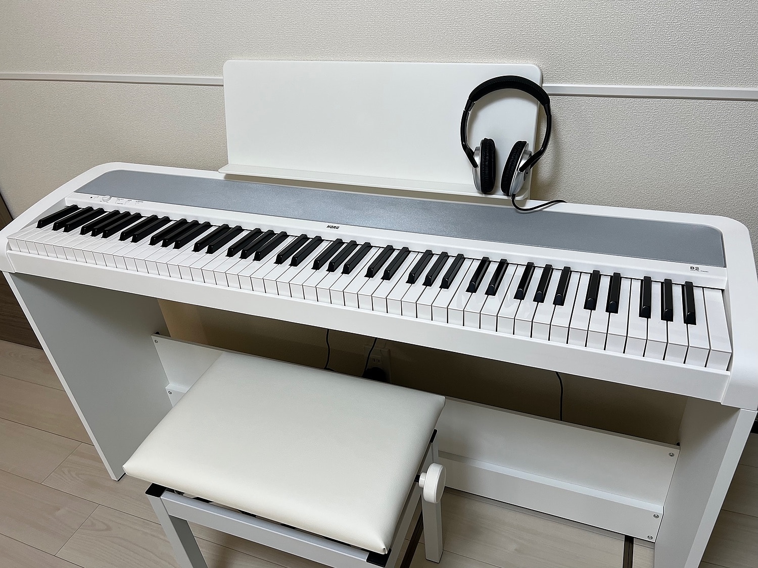 楽天市場】【箱破損】KORG 電子ピアノ 88鍵盤 B2SP WH コルグ 電子