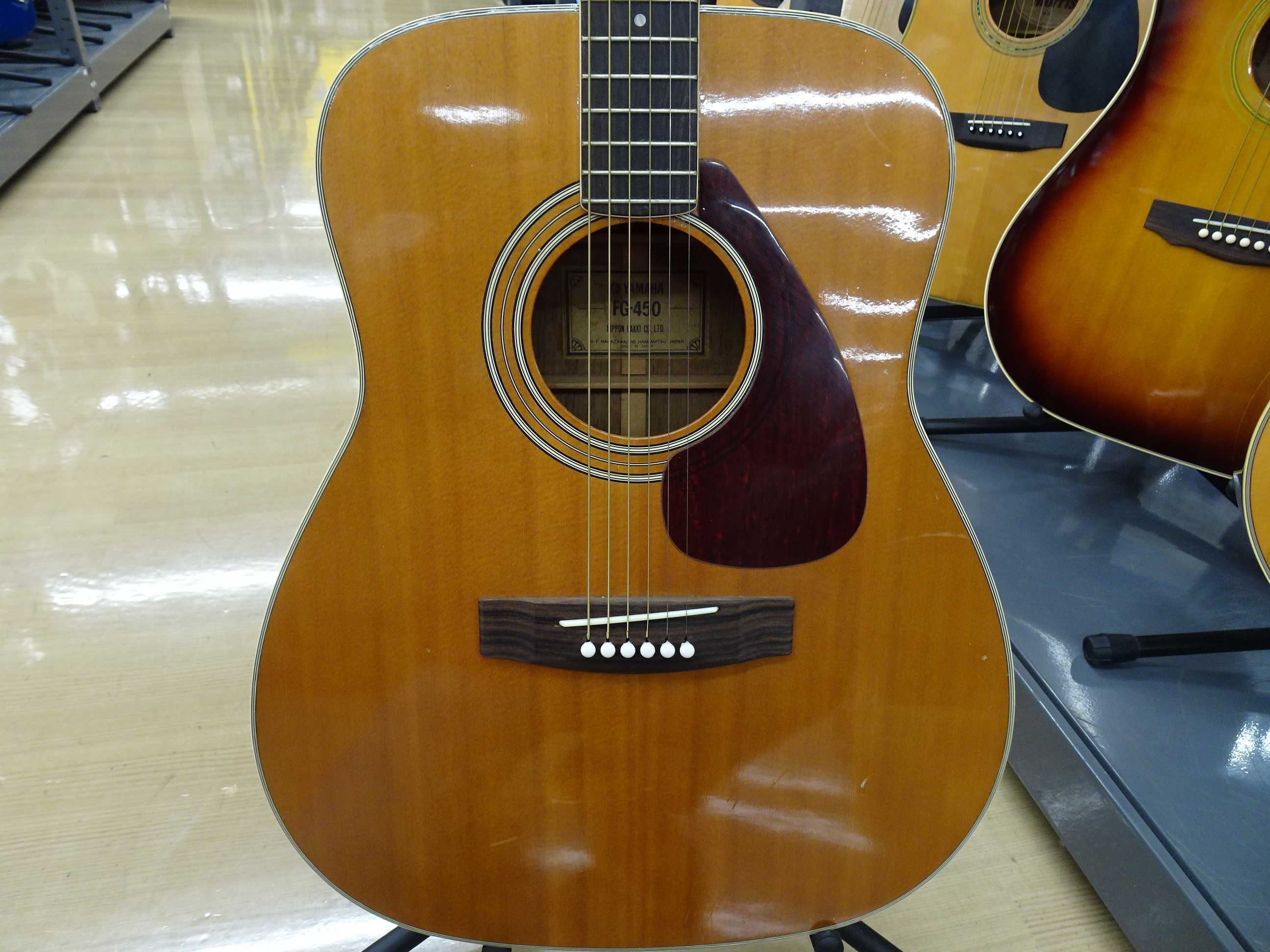 🌻YAMAHA FG-450 グリーンラベル | 青春のギターリペア K2ギター