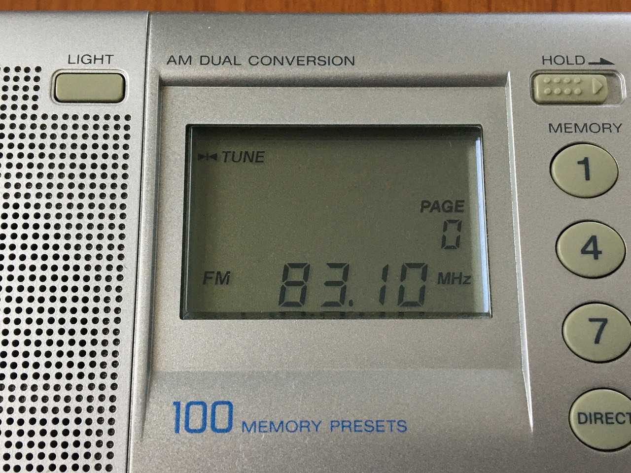 SONY ICF-SW7600GR（FMステレオ/LW/MW/SW PLLシンセサイザーレシーバー