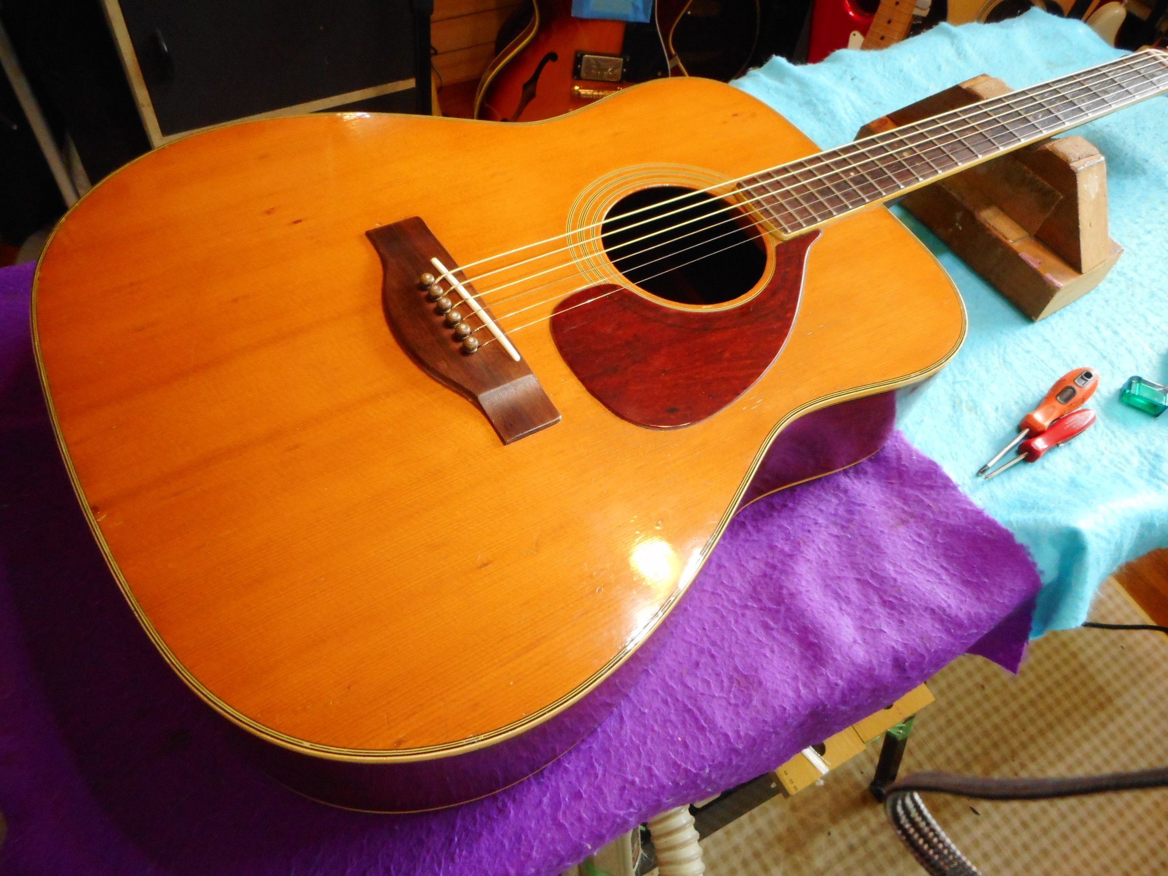 ◇YAMAHA FG350 赤ラベル セッティング | 青春のギターリペア K2