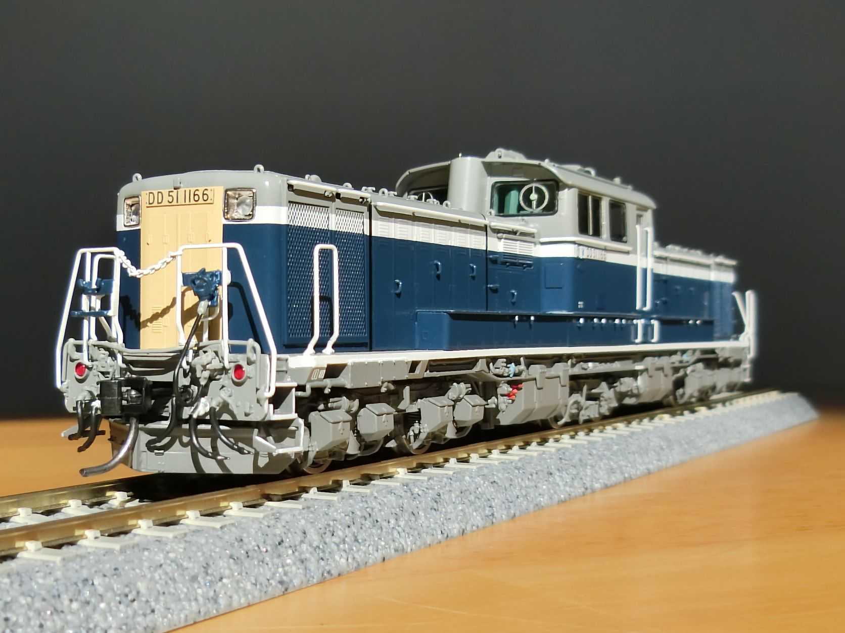 ムサシノモデルのDD51-1166号機 青色A更新車を増備 | HO
