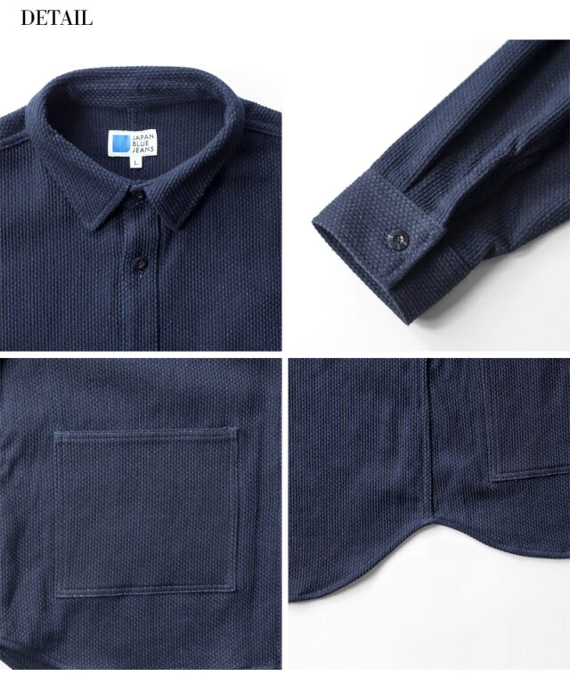 JAPAN BLUE JEANS ジャパンブルージーンズ インディゴ刺し子 シャツ