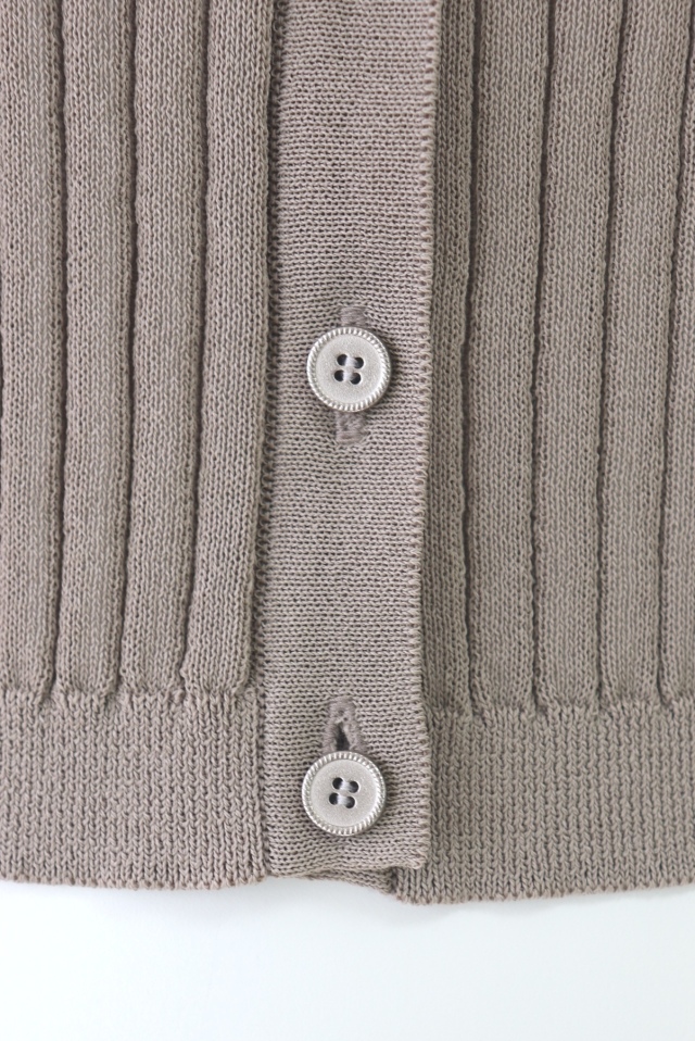 Rene（ルネ） 長袖リブニットカーディガン 6432910