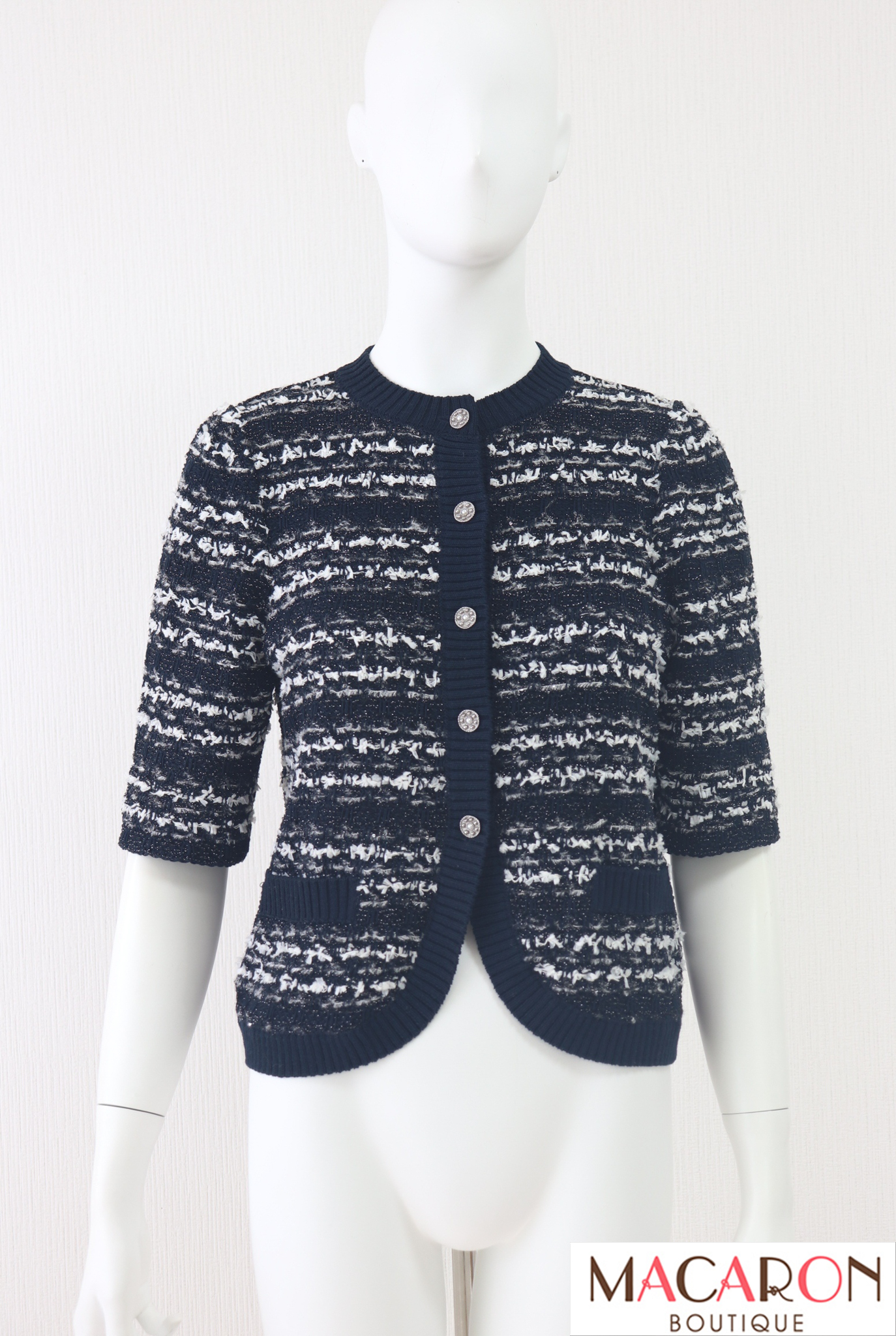 美品】René ルネ リブニット カーディガン スイカ 2枚セット Rene