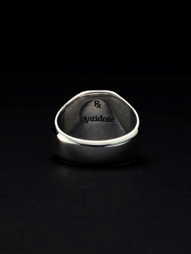 ANTIDOTE BUYERS CLUB 「Engraved College Ring 」 SILVER950製