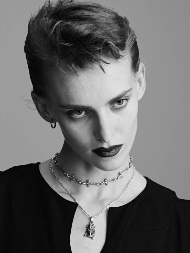 ANTIDOTE BUYERS CLUB 「Engraved Hoop Small Earring」 SILVER950製