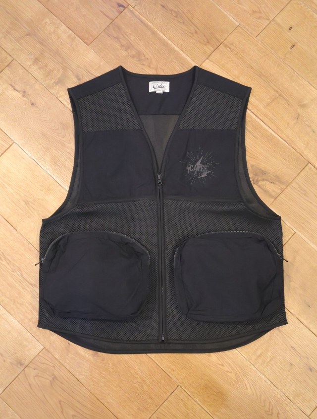 CALEE 「MULTI FUNCTION RIPSTOP MESH ZIP VEST」 メッシュジップベスト