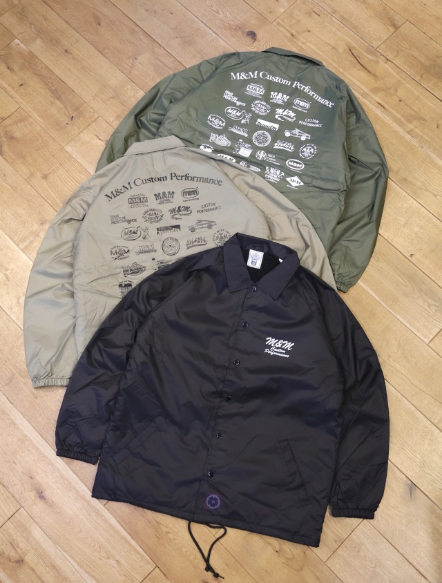M&M CUSTOM PERFORMANCE 「BOA COACH JACKET」 ナイロン ボアコーチ