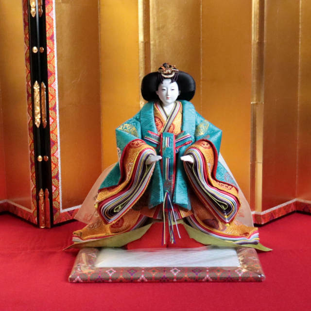 雛人形 最高級 京製 ひな人形 おひなさま 平安雛幸 京九番 立雛 正絹