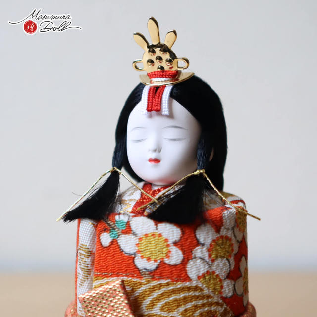 新作 伝統工芸士 木村一秀作 立雛 神雛 正絹 友禅 L型屏風(金銀段違い