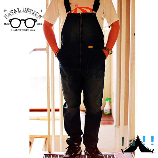 NATAL DESIGN】 ネイタルデザイン CENTER ZIP OVER ALL センタージップ