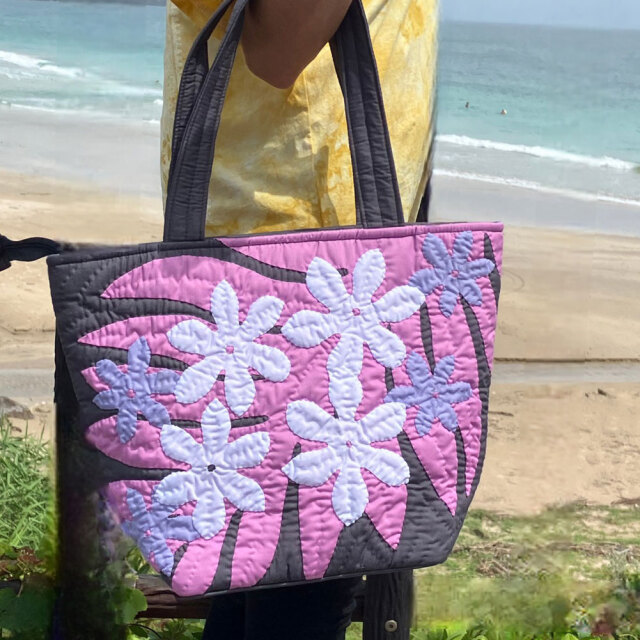 NEW!!】白浜マリーナの人気ハワイアンキルトバッグをご紹介！大きく