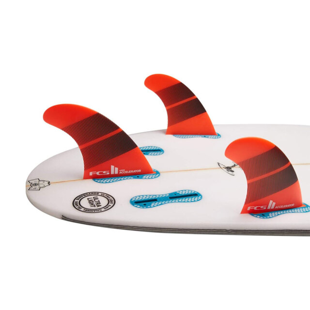 ショートボードフィン FCS2フィン アクセラレーター ラージ ネオグラス