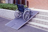 ポータブルスロープ アルミ2折式タイプ 各種 【メーカー直送