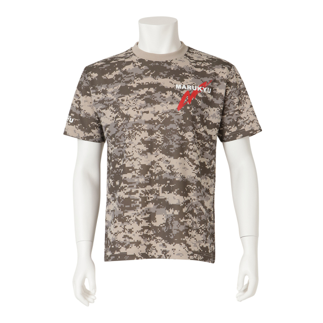 ドライカモフラージュTシャツMQ02 ピクセルカモフラ