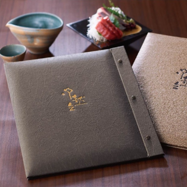 麗-ビニールポケットタイプ】和洋メニューブック うるわし (A4