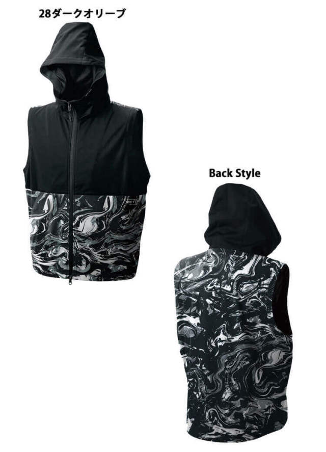 作業服 シンメン SHINMEN フードベスト 07004｜作業服・作業着の総合