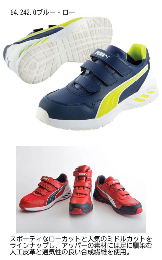 安全靴 PUMA プーマ セーフティーシューズ ライダー2.0ロー 64.242