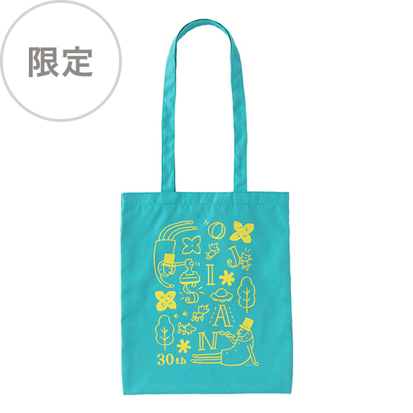 限定】トートバッグ 水色 オジサン30th(91804260)｜ミドリオンラインストア