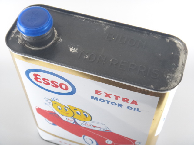 ESSO エッソ ボーイ＆ガール ビンテージ オイル缶