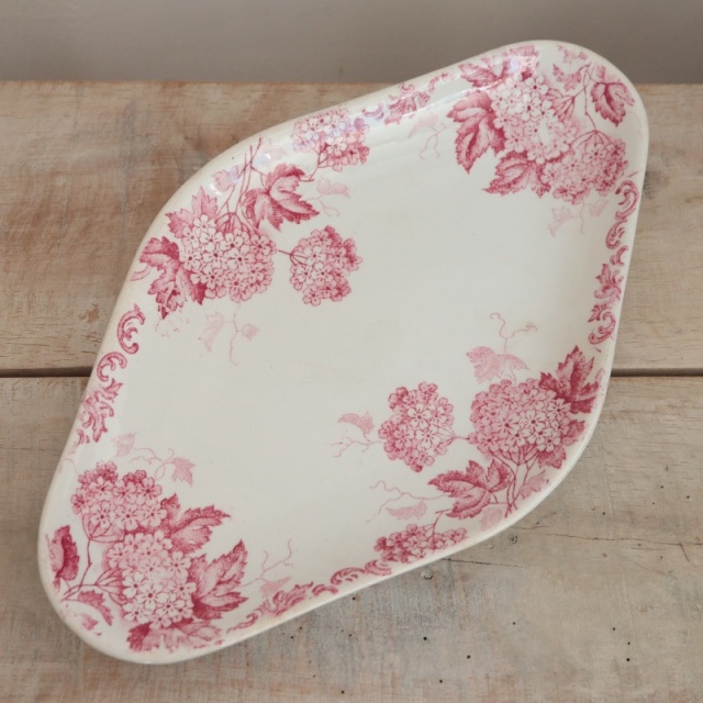 アンティーク ラヴィエ ブールドネージュ オーバル皿 BOULE DE NEIGE