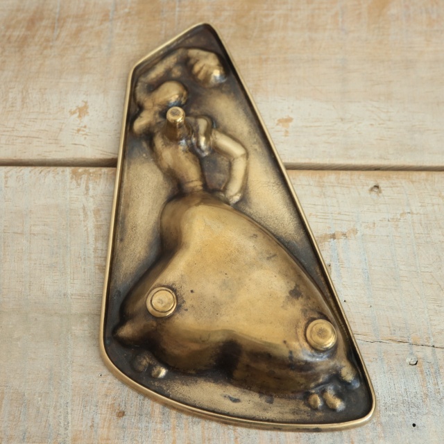 ジタン ビンテージ灰皿 ブラス製 GITANES