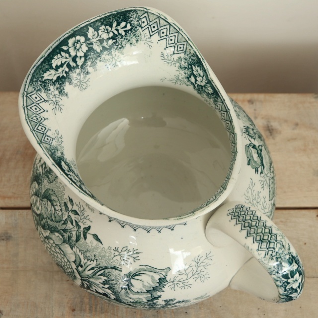 アンティーク ピシェ JARDINIERE フランス サンタマン製 SAINT AMAND